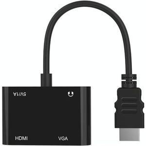 5165HV HDMI naar HDMI + VGA Adapter