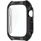 Rhombus riem boor + gehard film gentegreerde zaak voor Apple Watch Series 7 45 mm