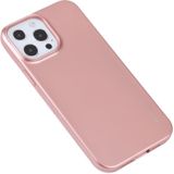 Goosspery I-Jelly TPU Shockproof and Scratch Case voor iPhone 13 Pro Max (Rose Gold)