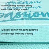 YM15C Draagbare Reizen Dikke Vouwen Yoga Pad Student Nnap Mat  Dikte: 5mm (Gray Print)
