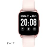 Lokmat KW17 1 3 inch TFT-scherm IP68 Waterproof Smart Watch  Ondersteuning Slaapmonitor / Hartslagmeter / Bloeddrukmeter(Roze)