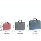 Lisen LS-116 Simple Laptop Bag Business Laptop Liner Tas  Grootte: 11.6 Inch (Sneeuwvlok Nylon Lichtblauw)