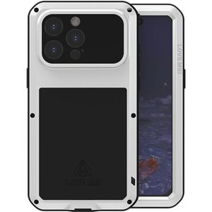 Voor iPhone 15 Pro Max LOVE MEI Metaal schokbestendig waterdicht stofdicht telefoonhoesje