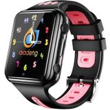 W5 1.54 inch Full-fit Screen Dual Cameras Smart Phone Watch  Support SIM Card / GPS Tracking / Real-time Trajectory / Temperature Monitoring  1GB+8GB(Black Pink)
