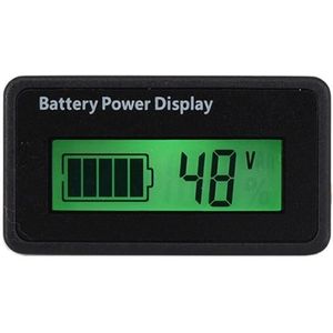 H5 12V-48V Lead-acid Battery Voltage Tester Percentage Voltmeter Gauge Lithium Batterij Status Monitor (Green Light)