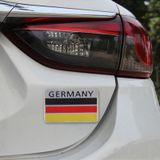 Duitsland vlag stijl metalen auto Sticker