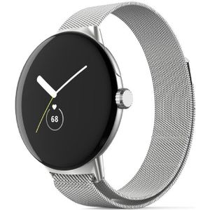 Voor Google Pixel Watch Milanese roestvrijstalen metalen horlogeband