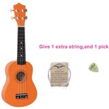 HM100 21 inch Basswood Ukulele kinderen verlichting muziekinstrument (oranje)