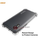 Voor Samsung Galaxy Xcover 5 Hat-Prince ENKAY Clear TPU Soft Anti-slip Cover Shockproof Case