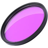 RUIGPRO voor GoPro HERO8 Professional 58mm Color Dive Housing Lens Filter met Filter Adapter Ring & Lens Cap(Paars)