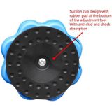 4 PCS / Set Furniture Home Appliance Wasmachine Rubber Foot Mat vochtbestendig schokabsorptie verhoogde voetmat basis blauw  stijl: verstelbare hoogte ongeveer 8-9 5 cm