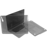 MacBook Pro Retina 15.4 inch Kristal structuur hard Kunststof Hoesje / Case (grijs)