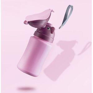 3 PCS draagbare Kids urinoir auto toilet herbruikbare Pee fles (roze voor meisje)
