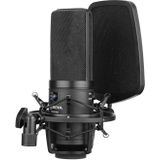 BOYA BY-M1000 Professional Recording Studio Cardioid Omnidirectionele schakelbare microfoon