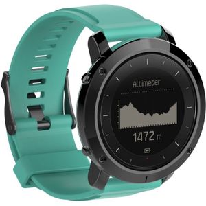 Silicone vervangende polsband voor SUUNTO traverse (mintgroen)