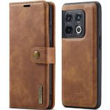 Voor OnePlus 10 Pro DG.MING Crazy Horse Texture Afneembare magnetische lederen telefoonhoes