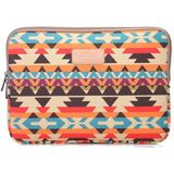 LiSEN LS-518 Lingge Pattern Laptop Computer Liner Bags  Size: 11.6 inch(Orange Pattern Geometry)