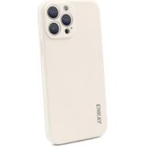 Hat-Prince ENKAY Liquid Silicone Shockproof Protective Case Cover  for iPhone 13 Pro Max(Beige)