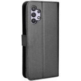 For Samsung Galaxy A32 5G Diamond Texture Leather Phone Case(Black)