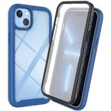 STARRY Sky Full Body Hybrid Shockproof Phone Case voor iPhone 14 (Royal Blue)