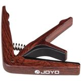 JOYO JCP-01 Guitar Capo Plastic Steel Lichtgewicht Ukulele Capo (Bruin)