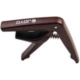 JOYO JCP-01 Guitar Capo Plastic Steel Lichtgewicht Ukulele Capo (Bruin)