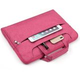 Universele 11.6 inch Laptoptas met draagriem en handvat voor MacBook  Samsung  Lenovo  Sony  Dell  Chuwi  Asus  HP (hard roze)