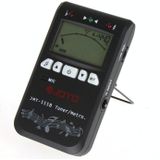 JOYO JMT-555B Metronome Tuner Chromatic Digital LCD Backlight met Tone Generator 3 in 1 Kit voor gitaar viool Ukulele (Zwart)