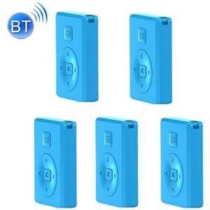 5 stks Draadloze Camera Controller Mobiele Telefoon Multifunctionele Bluetooth Selfie  Kleur: G1 Blauw Verpakt