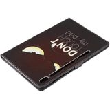 Voor Samsung Galaxy Tab S6 T860 Painted Pattern Horizontale Flip Lederen case met Holder & Card Slots & Wallet & Sleep / Wake-up Functie (Eye)