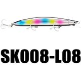 SeaKnight SK008 Long Throw Ondiep water Minoruya Bait Alice Bass Blackfish Fake Bait Fishing Bait (L08)