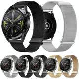 Voor Huawei Watch GT 2e / GT 42mm/46mm Milan dubbele magnetische stalen mesh horlogeband