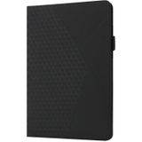 Voor Samsung Galaxy Tab S6 Lite SM-P610 / T615 Rhombus Skin Feel Horizontale Flip Tablet Lederen Case met kaartslots & houder