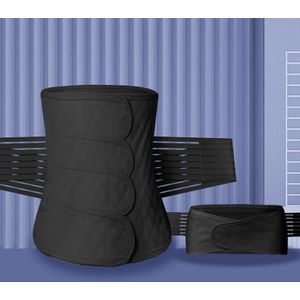 Postpartum buik riem Corset riem kan elastische buikriem dragen in alle seizoenen  maat: L (zwart tweedelig set)