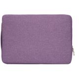 Modieus universeel 11.6 inch Denim Laptoptas Pouch met rits voor MacBook  Lenovo en andere Laptops  Afmetingen: 32.2 x 21.8 x 2 cm (paars)