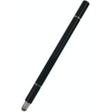AT-12 3 in 1 Touch Screen Capacitieve Pen met Common Writing Pen & Mobile Phone Writing Pen Functie is geschikt voor Apple / Huawei / Samsung(Black)