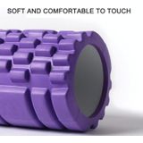 45cm 3 stks/set EVA Hollow Foam Roller Spier Ontspanning Roller Yoga Kolom Set Fitness Apparatuur (Paars)