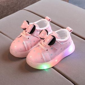 Kinderboog Lichtgewicht ademende LED-lichtgevende schoenen  maat: 27