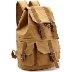 FB-1235-32 SLR Camera Canvas Tas Casual Shoulder Digital Bag (Khaki)