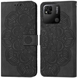 Voor Xiaomi Redmi 10c Mandala relif lederen telefoonhoesje