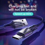 JOYROOM S-1530N1 N1 Series 1.5m 3A USB naar USB-C / Type-C Data Sync Charge Cable (Zwart)