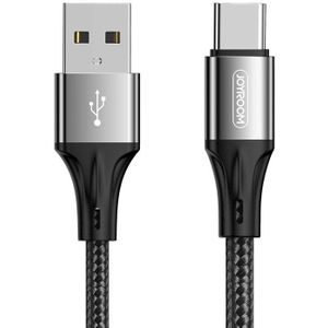 JOYROOM S-1530N1 N1 Series 1.5m 3A USB naar USB-C / Type-C Data Sync Charge Cable (Zwart)