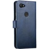 Voor Google Pixel 3a XL GUSSIM Business Style Horizontal Flip Leather Case met Holder & Card Slots & Wallet(Blue)