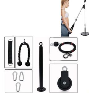 Zelfgemaakte fitnessapparatuur Home High Pull-Down Training Equipment Rally Triceps  Specificatie: 2.0cm Bell Plate Tray Set 2