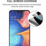 25 stuks volledige lijm volledige cover Screen Protector gehard glas film voor Galaxy J6 (2018)