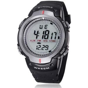 SYNOKE 61576 leven waterdichte LED sport horloge voor Men(Gray)