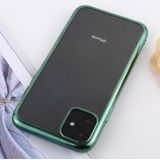 Transparante TPU anti-drop en waterdichte mobiele telefoon beschermende case voor iPhone 11 (groen)