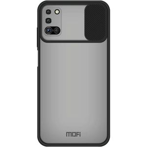 For Samsung Galaxy?A03s MOFI Xing Dun Series Translucent Frosted PC + TPU Privacy Anti-glare Shockproof All-inclusive Protective Case(Black)