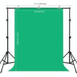 PULUZ 2x2m foto studio achtergrond ondersteuning stand achtergrond dwarsbalk beugel kit met rode / blauwe / groene achtergronden