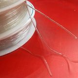 5 PC'S transparante visserij lijn elastische lijn DIY handgemaakte sieraden accessoires materiaal kralen kraal draad touw  grootte: 0.6 mm
